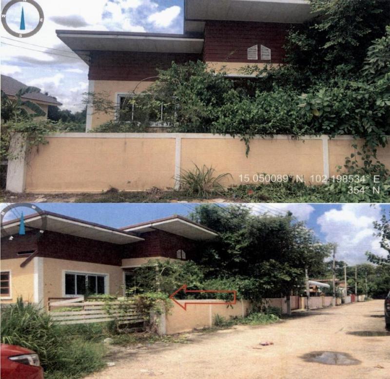 บ้านเดี่ยวหลุดจำนอง ธ.ธนาคารอาคารสงเคราะห์ นครราชสีมา เมืองนครราชสีมา บ้านโพธิ์