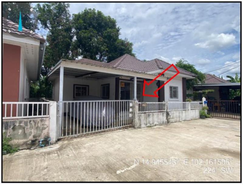 บ้านเดี่ยวหลุดจำนอง ธ.ธนาคารอาคารสงเคราะห์ นครราชสีมา เมืองนครราชสีมา หนองบัวศาลา