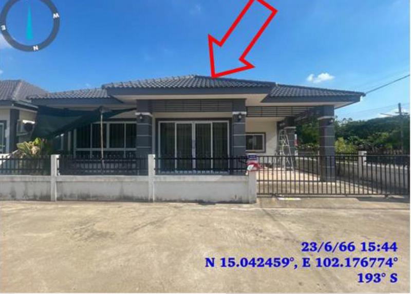 บ้านเดี่ยวหลุดจำนอง ธ.ธนาคารอาคารสงเคราะห์ นครราชสีมา เมืองนครราชสีมา ตลาด