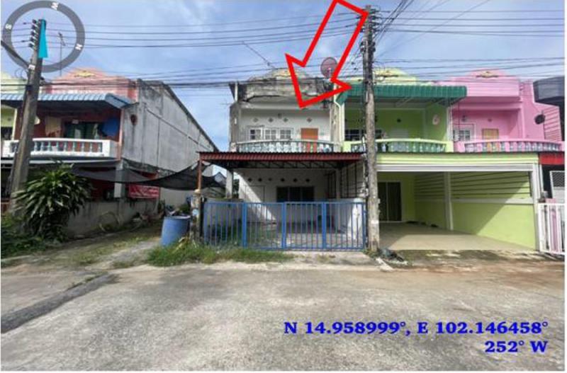 ทาวน์เฮ้าส์หลุดจำนอง ธ.ธนาคารอาคารสงเคราะห์ นครราชสีมา เมืองนครราชสีมา หัวทะเล
